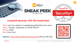 2023 CIN Sneak Peek Security+ SY0-701 PROMO Slide.png